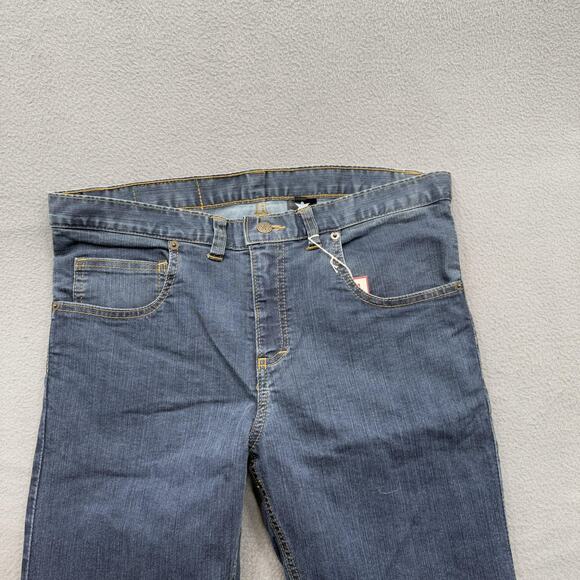 Dearborn Denim & Apparel Jeans Mens 34 Blue Denim Stretch Made in Chicago USA - Picture 8 of 9